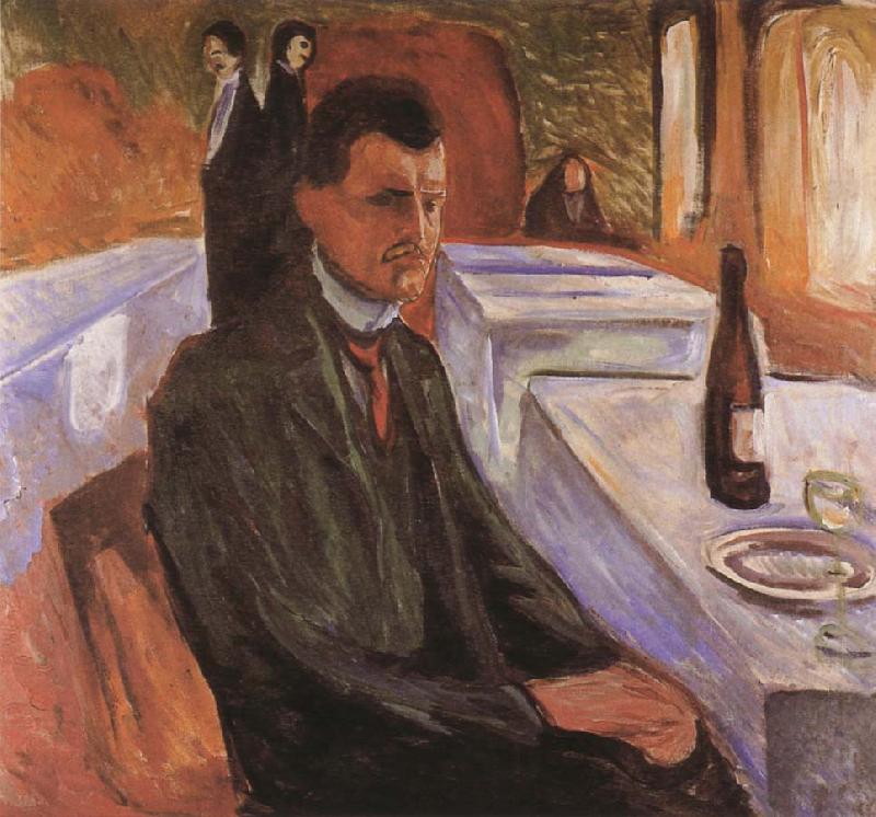 Edvard Munch Self-Portrait